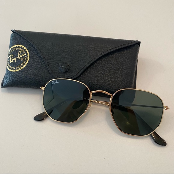 Ray Ban Hexagonal Sunglasses - Picture 1 of 6